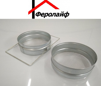 Купить Сито прямое (оцинкованное ) 200мм (комп 2 шт.) СОП-2 (Феролайф Белоруссия) 587Ф по цене 605 руб. руб.